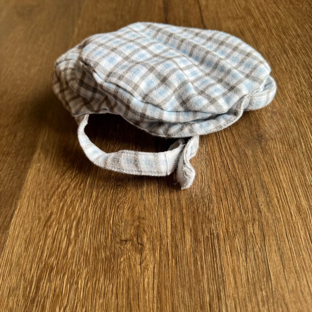 Harry & Violet Baby Boy Plaid Newsboy Paper Hat
